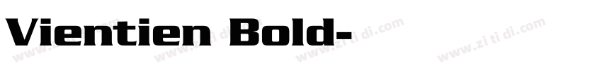 Vientien Bold字体转换